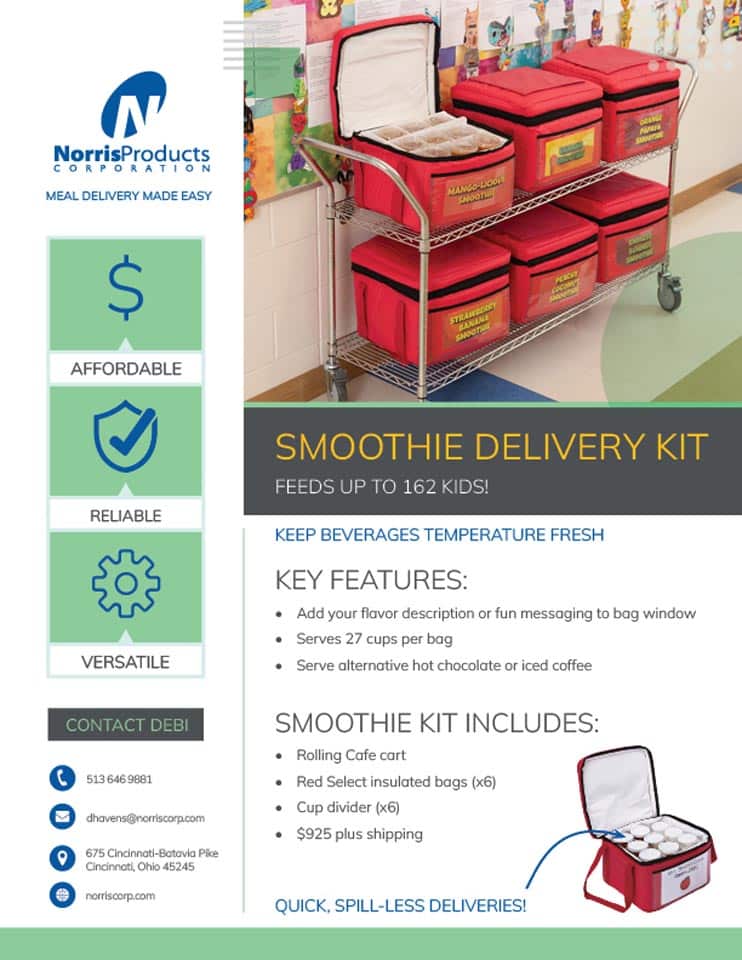 Smoothie Delivery Kit Flyer